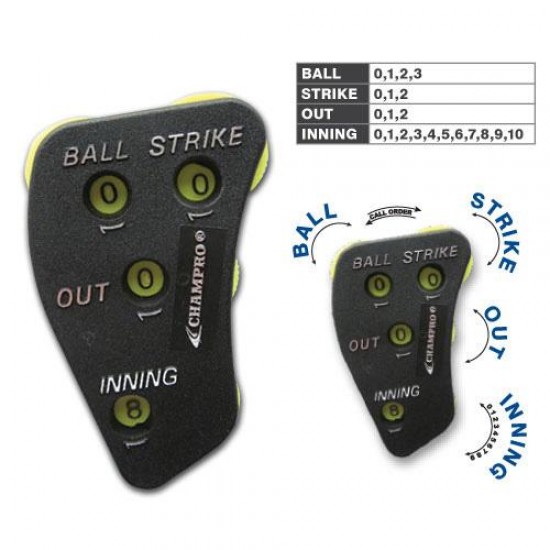 Champro Sports 4 Dial Umpire Indicator: A048 Discount Online