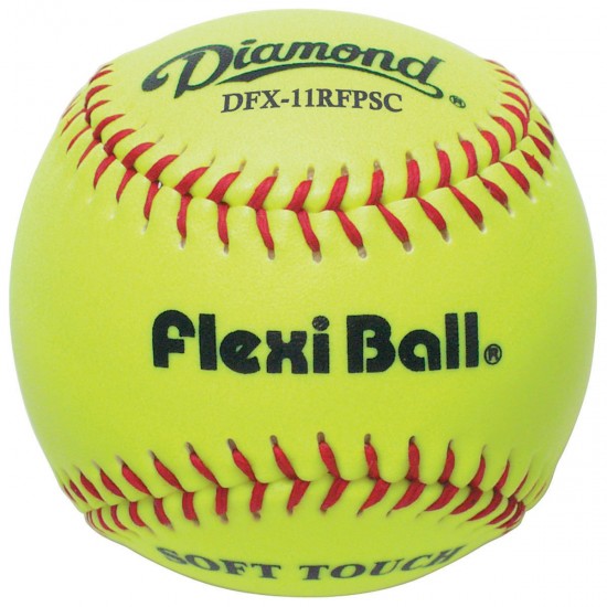 Diamond FlexiBall 11" Synthetic Fastpitch Softballs: DFX-11RFPSC - Diamond Sport Gear