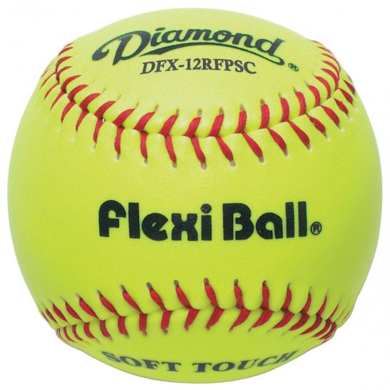 Diamond FlexiBall 12" Synthetic Fastpitch Softballs: DFX-12RFPSC - Diamond Sport Gear